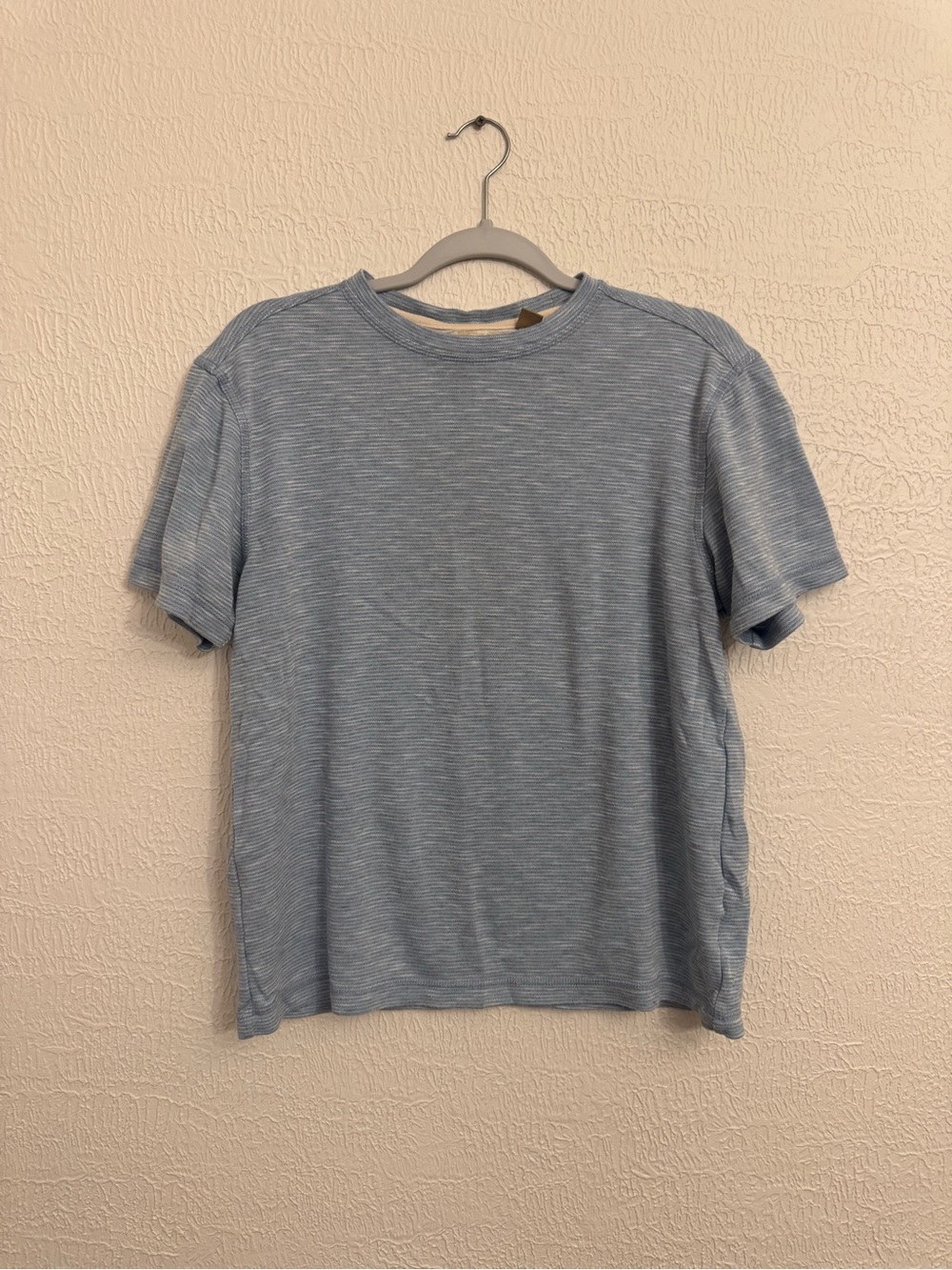 Tasso Elba Light Blue Short-Sleeve Crewneck Tee